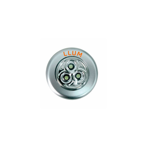 Liuminária Button 3 Leds Cinza - Llum
