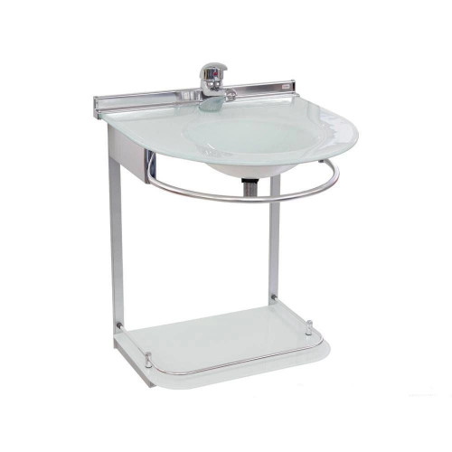 Lavabo Cris Mold Branco 50x46x62,5cm 979 - Cris-Metal