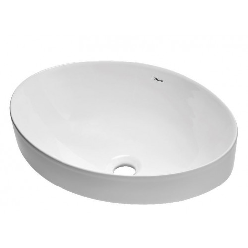 Cuba de Apoio Oval Tulipa Branco - Mari Louças