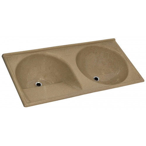 Tanque Marmofibra Marrom Imperial 102x50cm - Decoralita