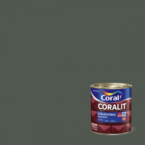 Tinta Esmalte Sintético Fosco Coralit Cor Verde Escolar 3,6L - Coral