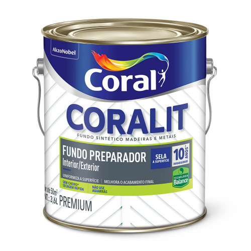 Fundo Preparador Balance Coralit 3,6L - Coral