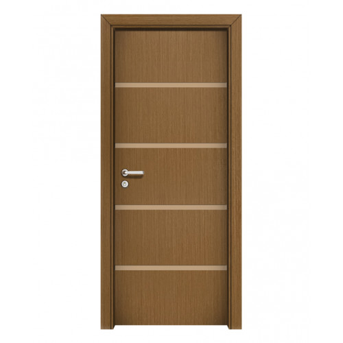 Porta Frisada Mod.005 Cor Jequitibá 70cm - Rocha
