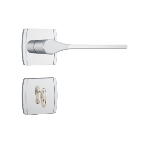 Fechadura para Banheiro 823/25 Roseta Quadrada Oxidado - Stam