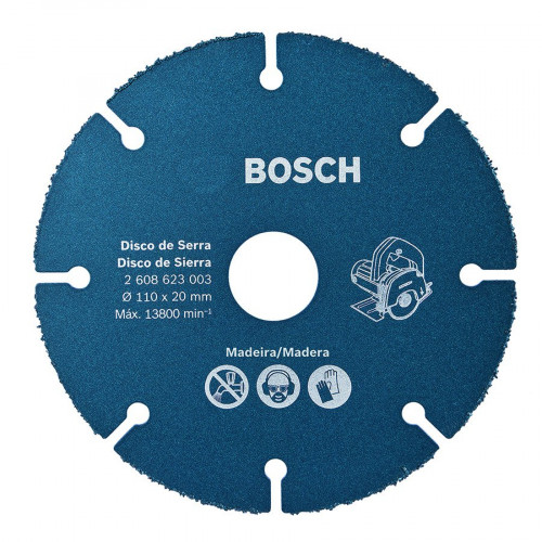 Disco de Corte Madeira para Serra Mámore 110x20mm 2608623003 - Bosch