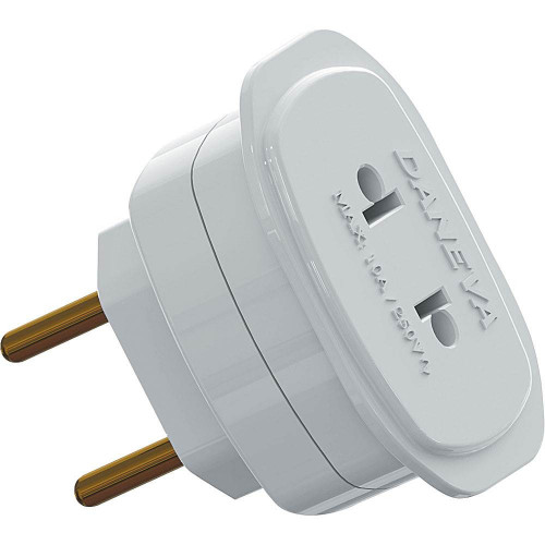 Adaptador Universal Branco 2p 10a 1658 - Daneva