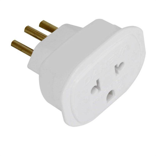 Adaptador Universal Branco 2p 10a 1661 - Maneva 