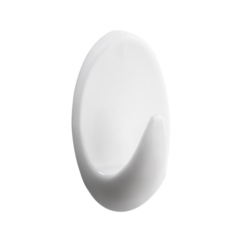 Gancho Branco com Adesivo 1 Peça 2505 - Primafer 