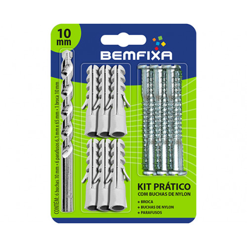 Kit Prático 10mm 3378 - Bemfixa 