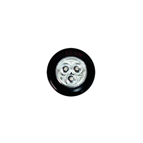 Luminária Button 3 Leds Preta - Llum