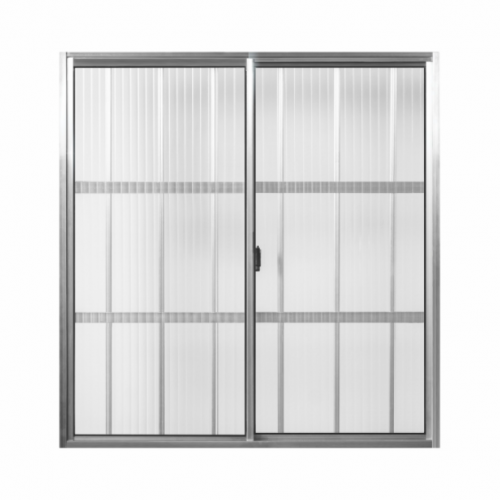 Janela Br Tropical Slim C/Grade 2 folhas Vl 80x80-Aluvid