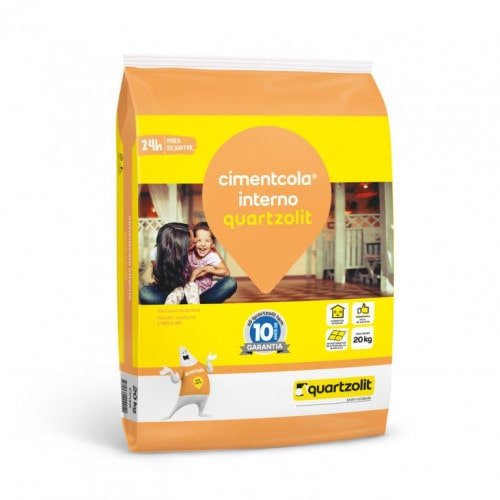 Argamassa Uso Interno ACI 20kg Cinza - Quartzolit