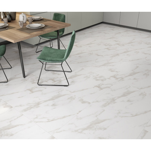 Piso Marmo Bianco 874004 74x74 - Bellacer