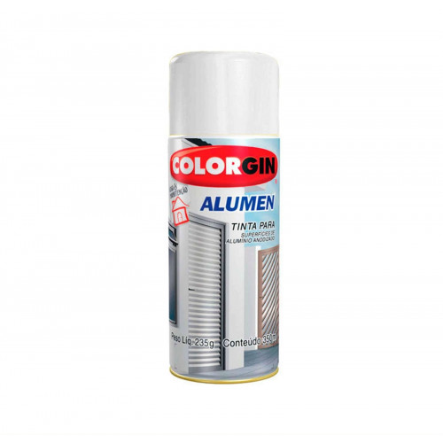 Tinta Spray Alumen Branco 350ml 7004 - Colorgin