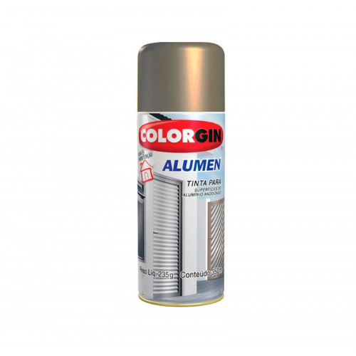 Tinta Spray Alumen Bronze 350ml 1001 - Colorgin