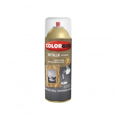 Spray Verniz Metallik Incolor 350ml 58 - Colorgin
