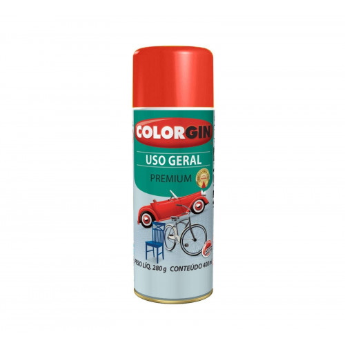  Tinta Spray Uso Geral Vermelho 400ml 55061 - Colorgin