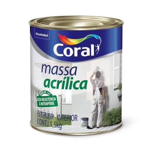 Massa Acrílica  P/Exterior-Coral