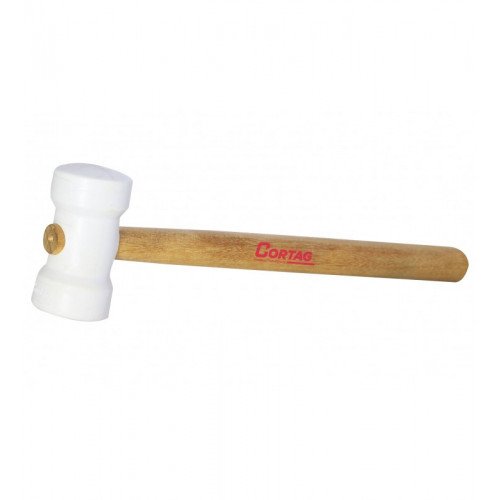 Martelo De Borracha Branco 40mm - Cortag 