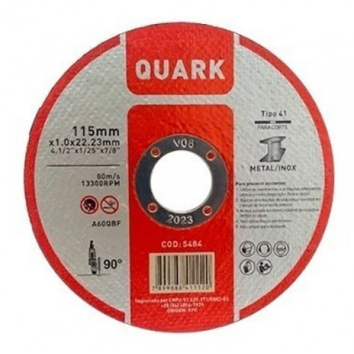 Disco De Corte Metais 4 1/2 - Quark 