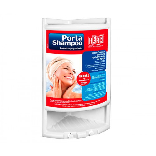 Porta Shampoo Branco 4010 - Herc