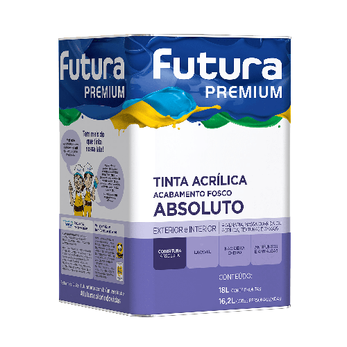 Tinta Acrílica Fosco Absoluto Premium 18l - Futura 