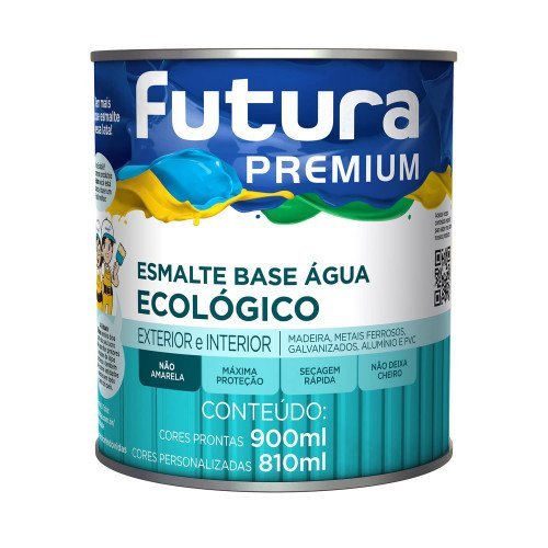 Esmalte Base Água Azul Del Rey 0,09L - Futura