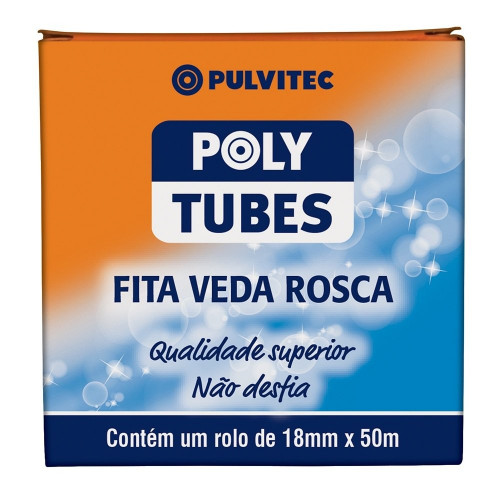  Fita Veda Rosca Polytubes 18x50 - Pulvitec