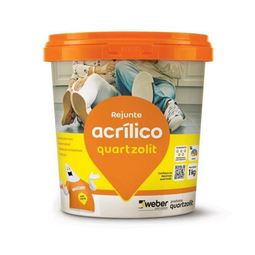  Rejunte Acrilico Bege 1kg - Quartzolit