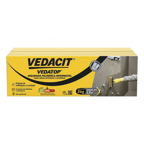 Revestimento Impermeabilizante Vedatop 3kg - Vedacit
