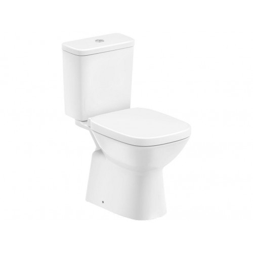 Vaso Sanitário com Caixa Acoplada Quadrado Branco - Roca Debba
