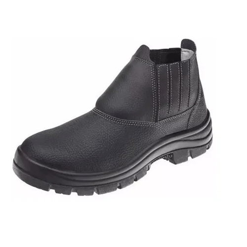 Botina em Couro Biqueira em Plástico Safety Flex Nº44 - Marluvas