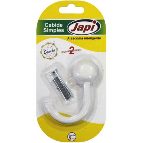Cabide Simples Kit Samba Branco JCSB - Japi 