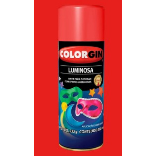 Tinta Spray Luminosa Vermelho 380ml 755 - Colorgin