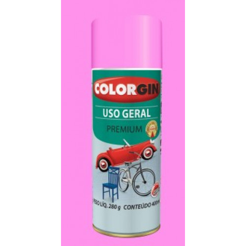 Tinta Spray Uso Geral Premium Rosa Gbr 400ml 56061 - Colorgin