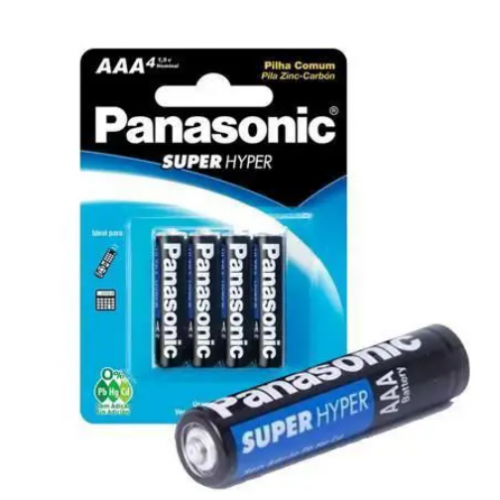 Pilha Comum Pequena Super Hyper C/4 - Panasonic 