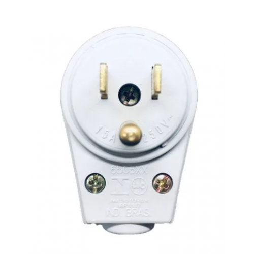  Plug Redondo 2P+T Comput Cinza 15A 650662 - Pial