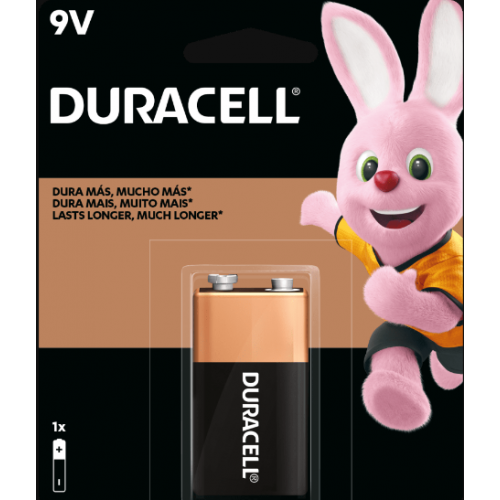  Bateria Alcaline 9v - Duracell