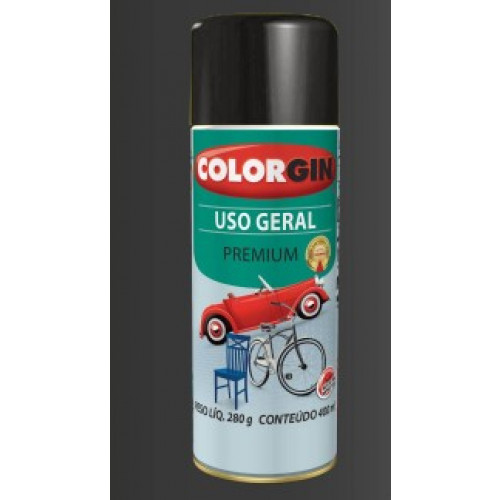 Tinta Spray Uso Geral Premium Preto Star 400ml 57151 - Colorgin