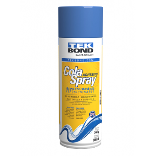  Cola Spray Reposicionavel 340g - Tekbond