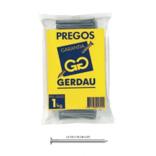  Prego 2.1/2x10 18x27 - Gerdau