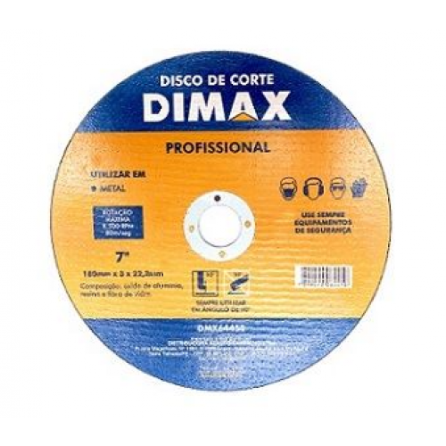 Disco De Corte Metais 7" - Dimax