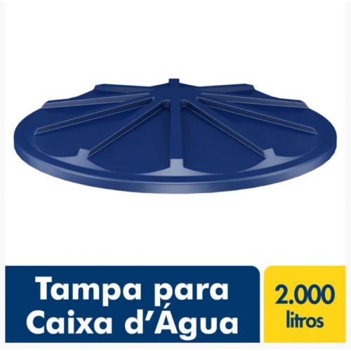 Tampa para Caixa D'Água Polietileno 2.000L - Fortlev 