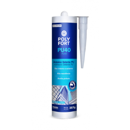 Adesivo Pu40 Polyfort Branco 387G - Pulvitec