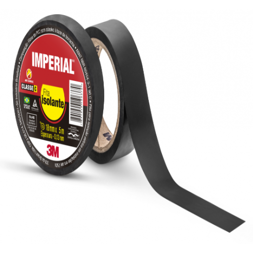  Fita Isolante Preto 18mmx5m - Imperial