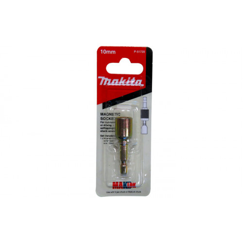Soquete Magnético 10mmx1/4" P-51720 - Makita 
