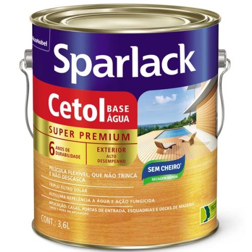 Verniz Cetol Acetinado Natural 3,6L - Sparlack