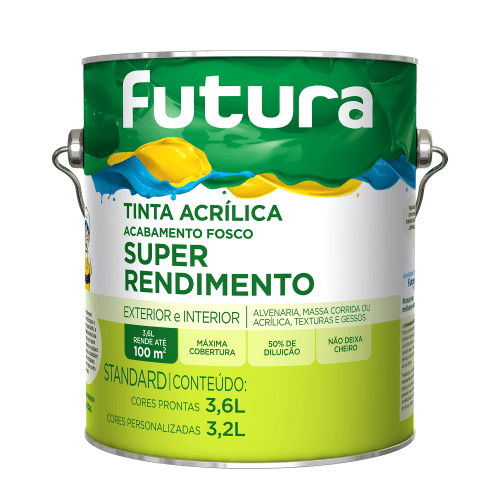 Tinta Acrílica Super Rendimento Barcelona  3,6l - Futura 