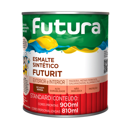  Esmalte Sintético Futurit  Marrom 900ML - Futura