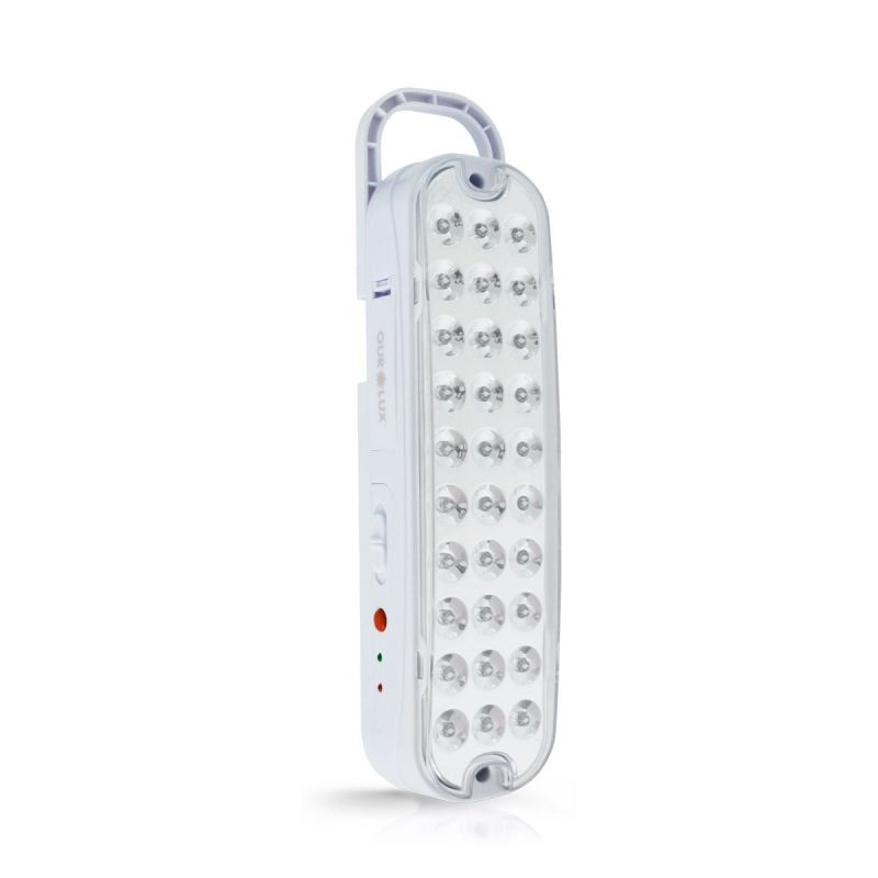 Luminária Emergência 30 Leds 01987 - Ourolux